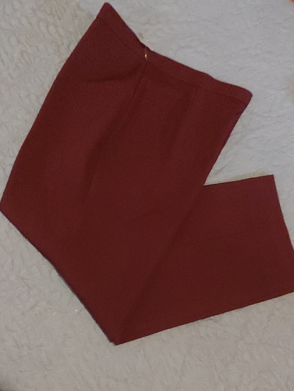 Tradition Dress Pants in Burgundy Sz 16